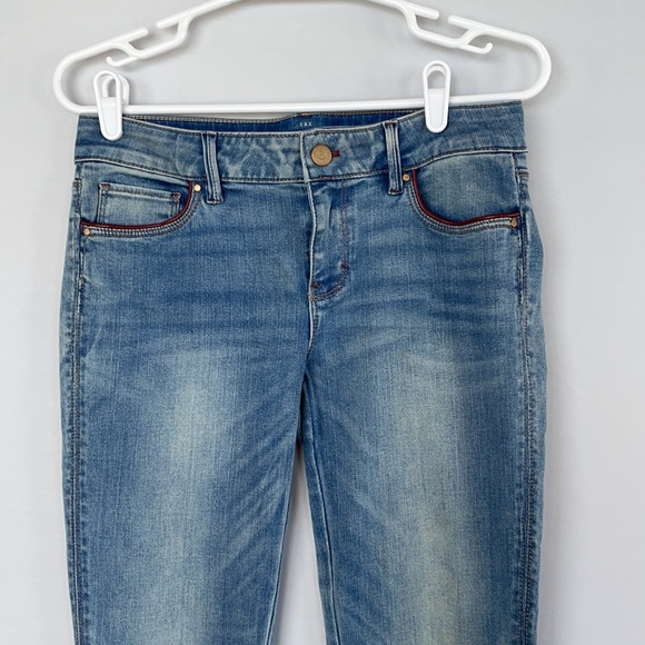 WHBM Red Leather Trim The Skimmer Size 2 - Picture 7 of 16